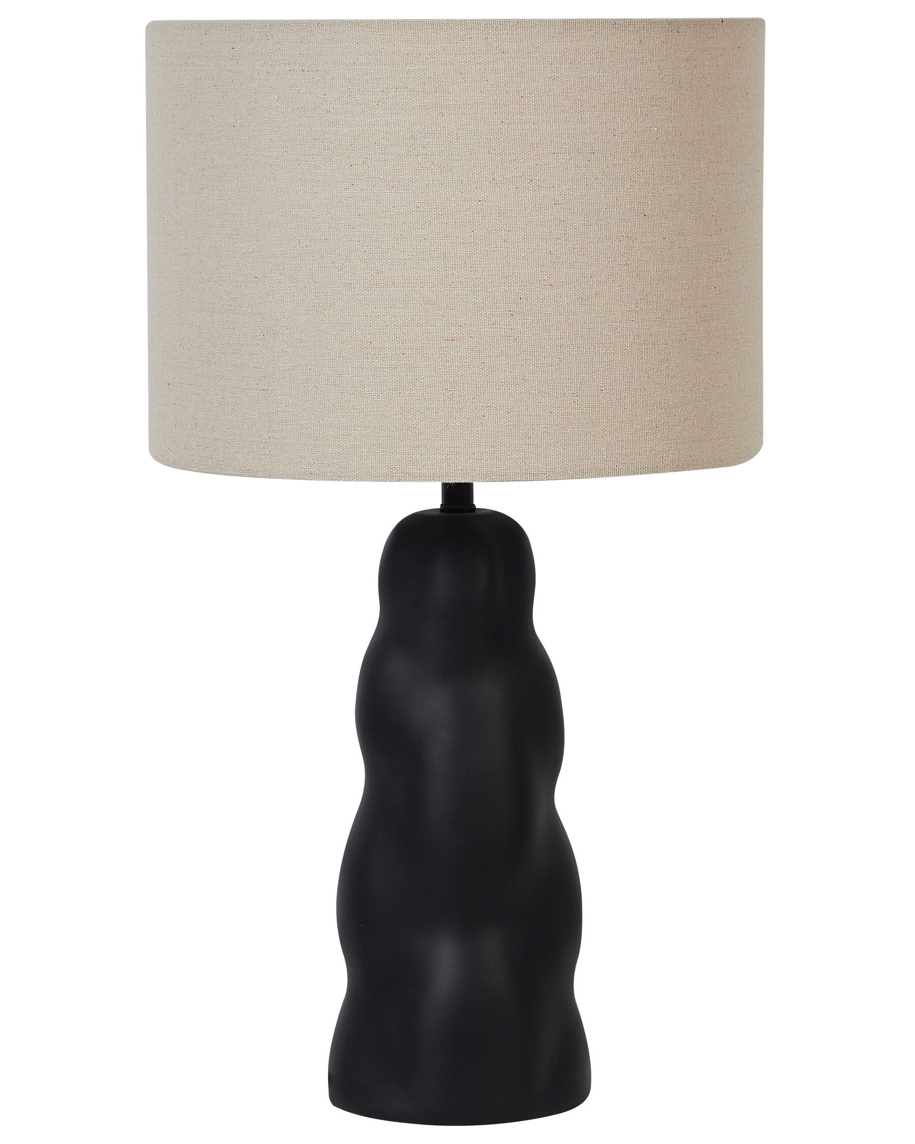 Lampe à poser en Céramique Noir H51cm VODOU