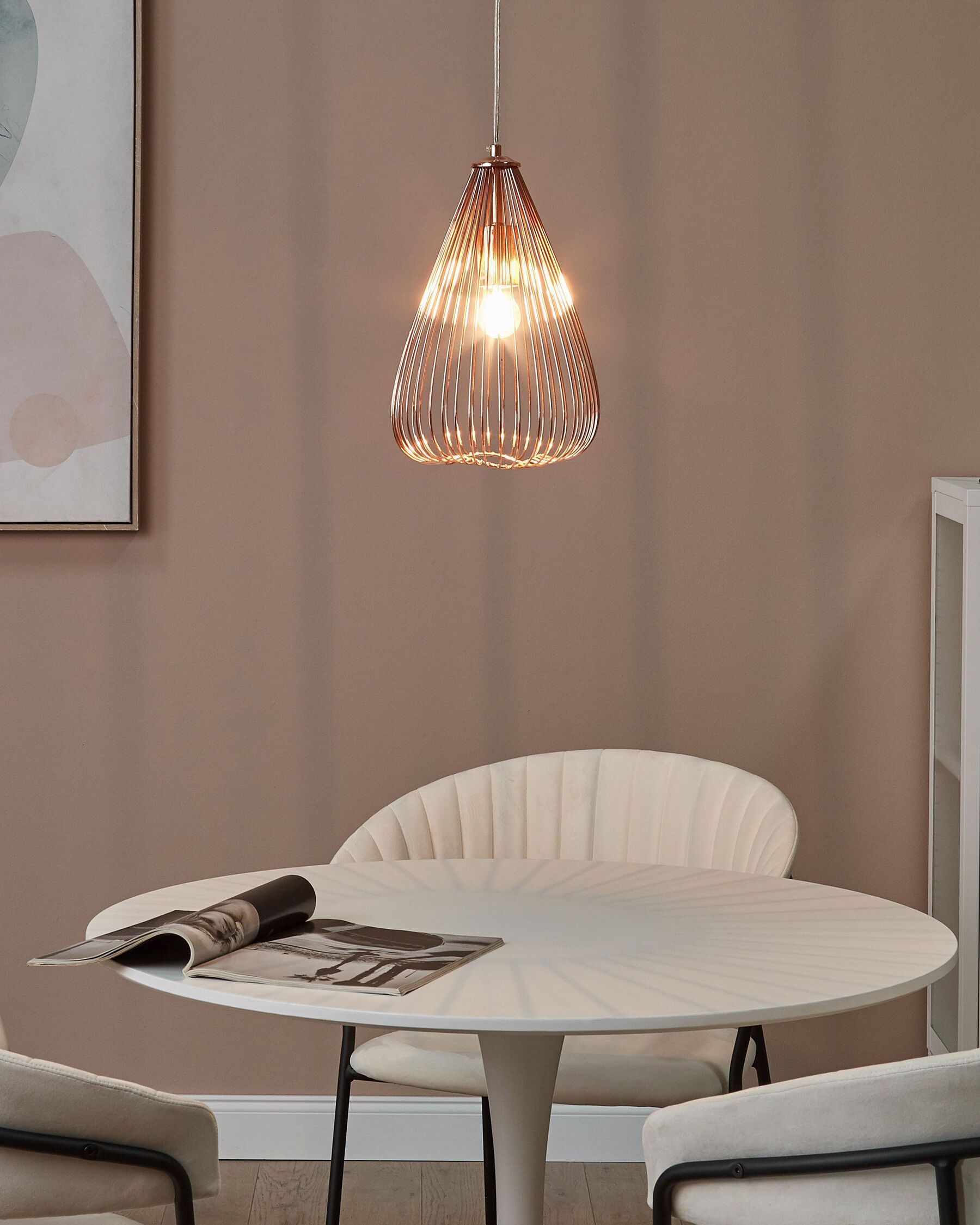 Lampe suspension en Métal et Cuivré SOUNDA