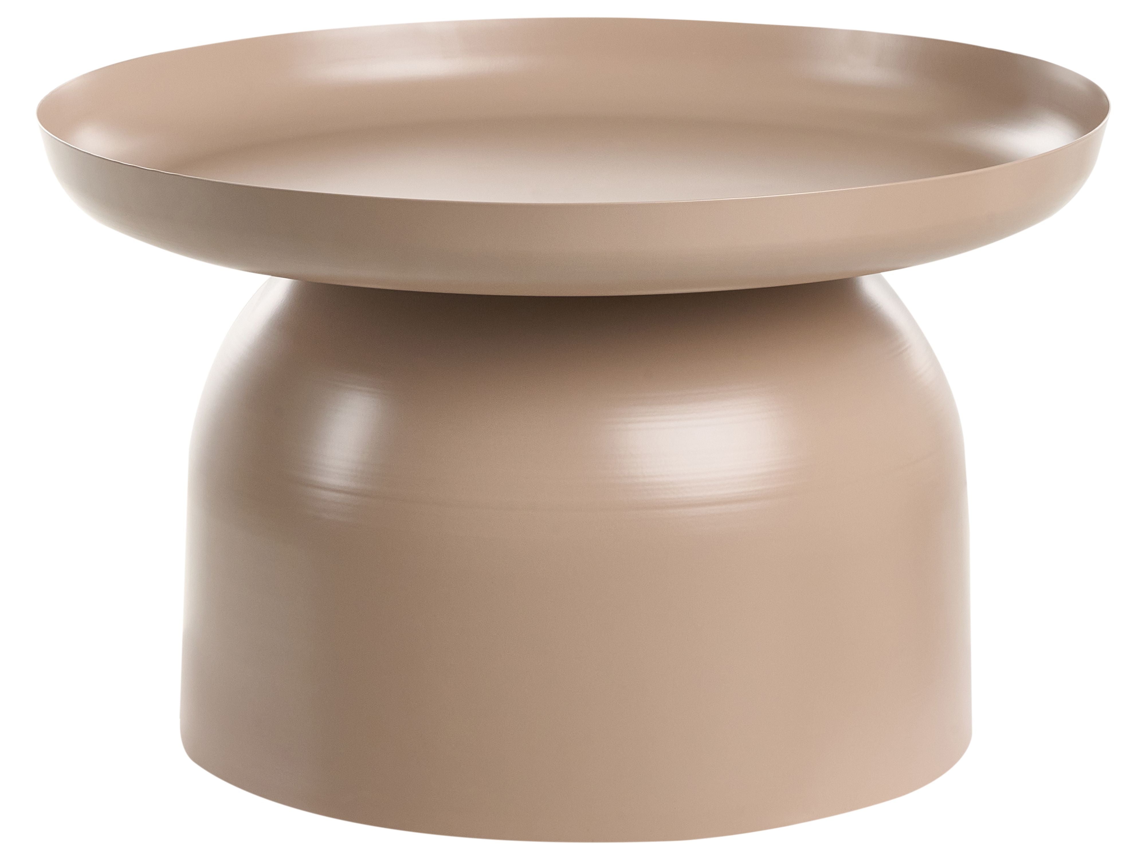 Table basse en Métal Taupe L60cmxl60cmxH36cm PETRINI
