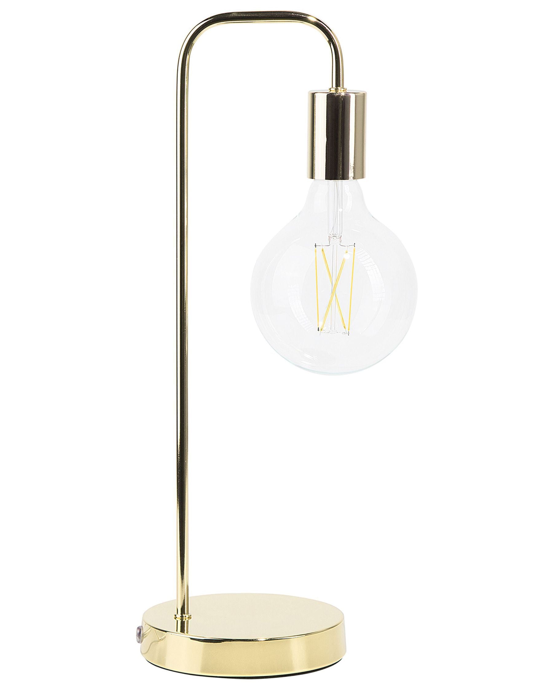 Lampe à poser en Métal Doré H48cm DINOL