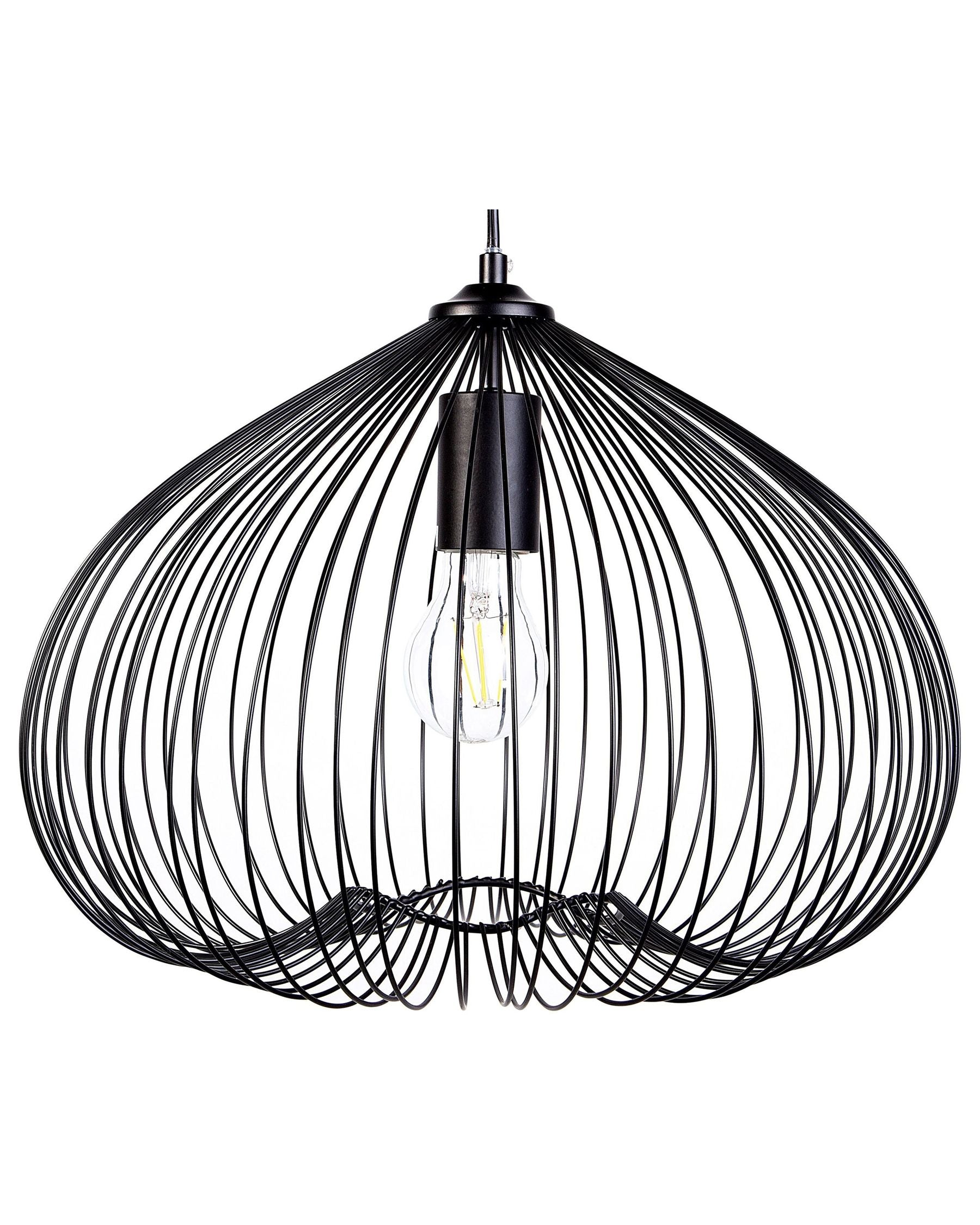 Lampe suspension en Métal Noir KOUNDA