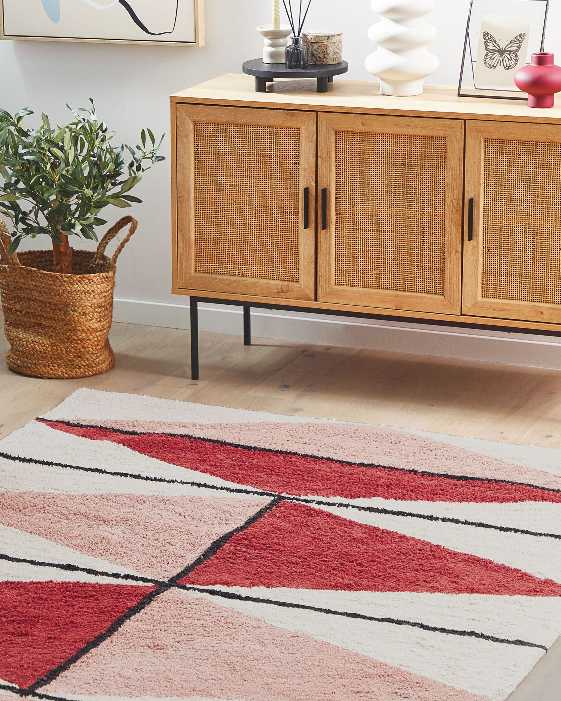 Tapis en coton Multicolore l140cmxL200cm VICTORIA
