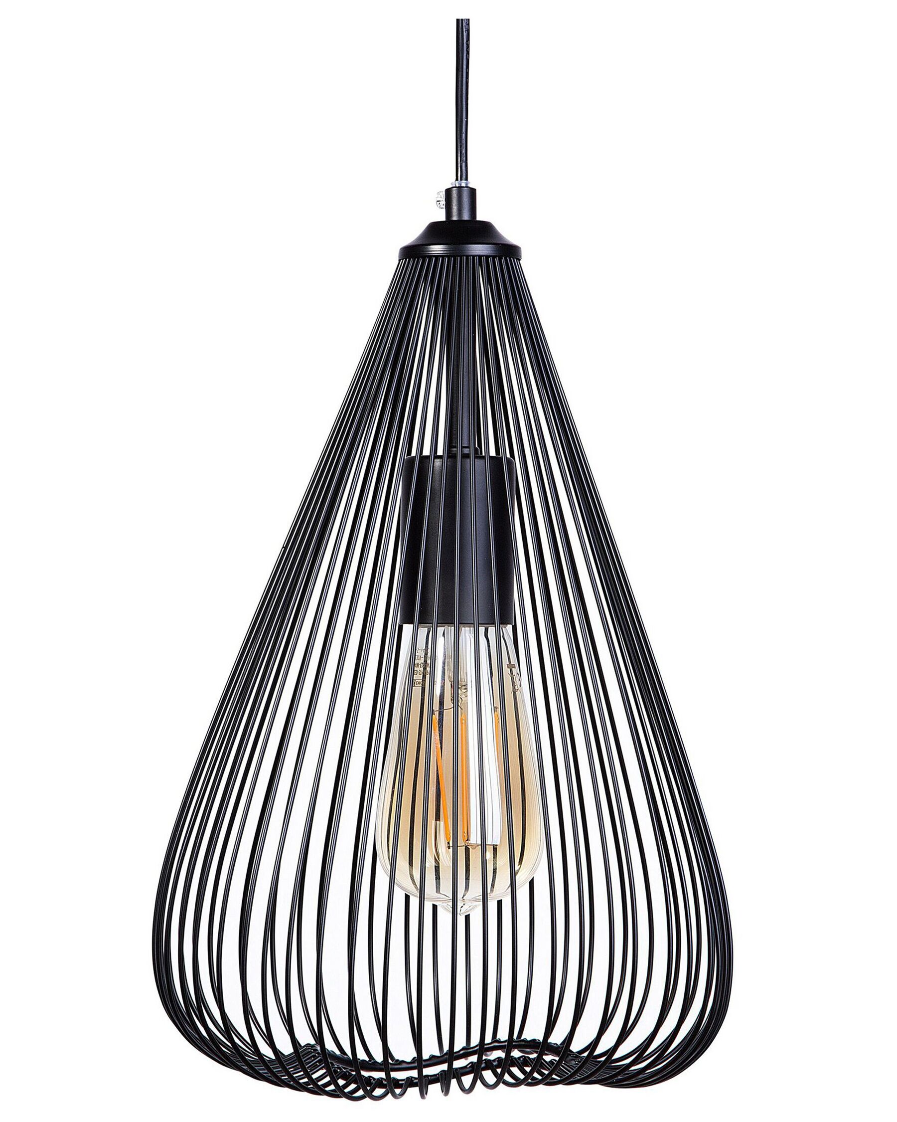 Lampe suspension en Métal Noir SOUNDA