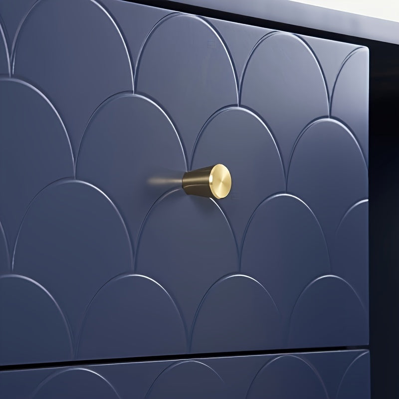 Commode Bleu Marine L120cmxl40cmxH82cm ALINE