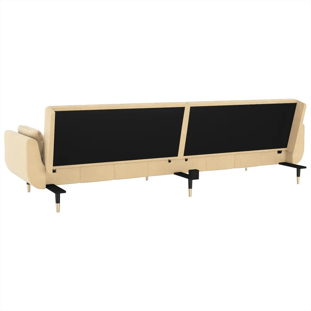 Canapé-Lit 2 places avec coussins L220cmxl84,5cmxH69cm DREW