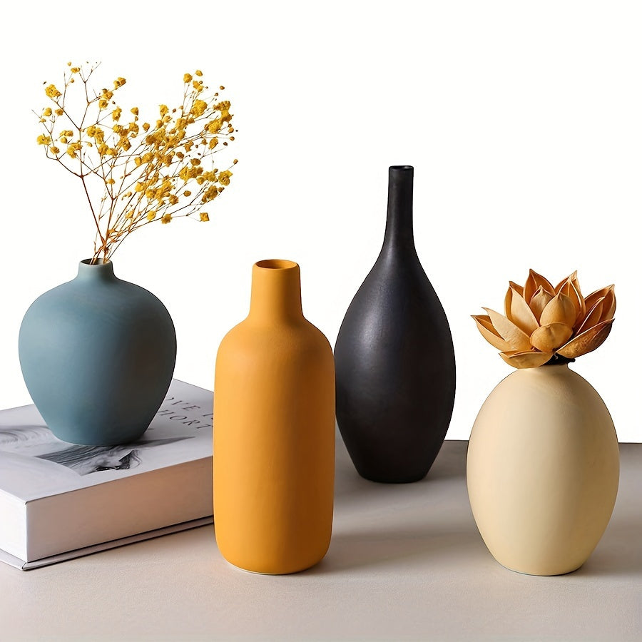 Ensemble de 4 Vases en Céramique KOKI