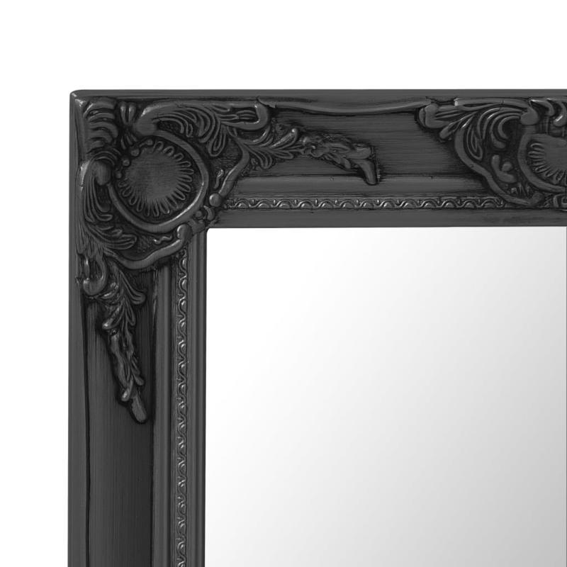 Miroir Noir Mural Style Baroque L60xl40cm SWAN