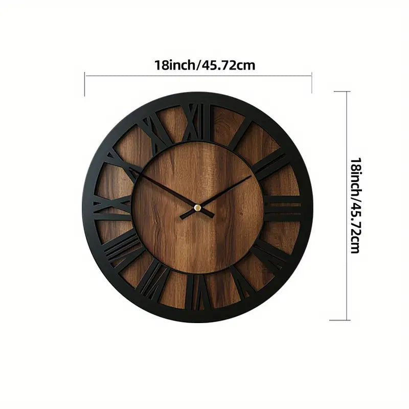 Horloge Murale ronde 100% Bois Manufacturé SAM