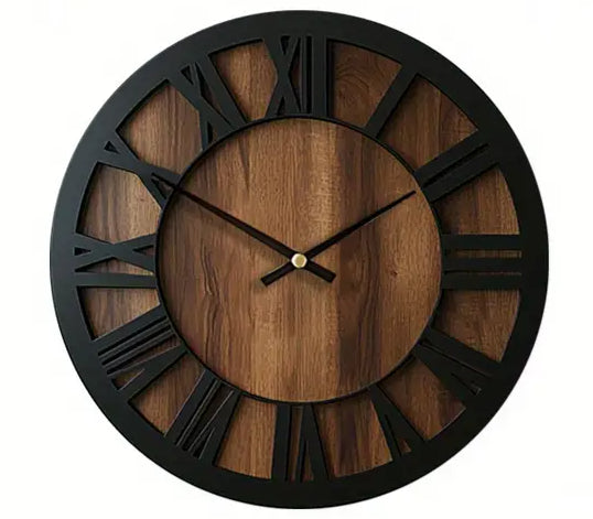 Horloge Murale ronde 100% Bois Manufacturé SAM