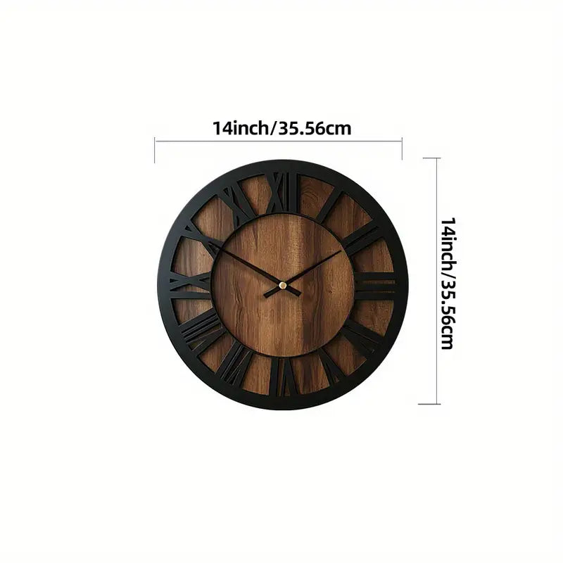 Horloge Murale ronde 100% Bois Manufacturé SAM