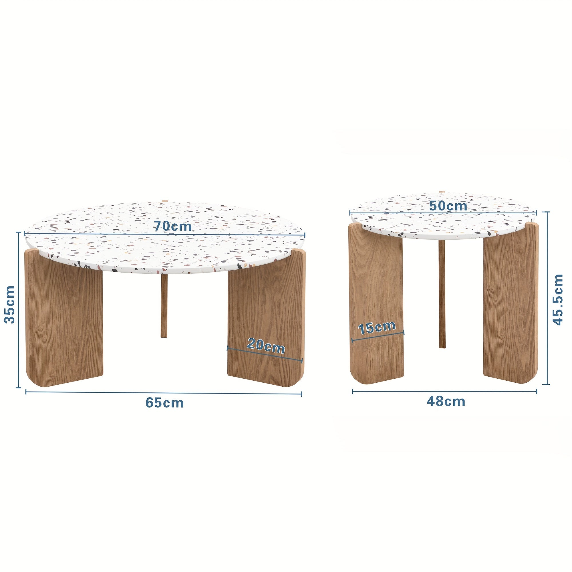 Ensemble 2 Tables Basses Design SIA