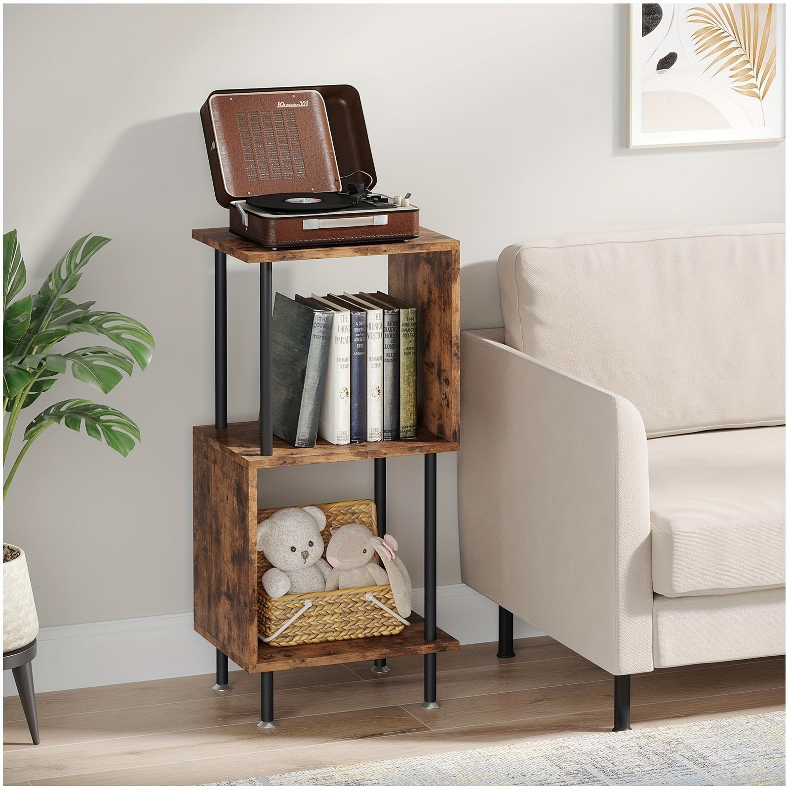 Étagère en Bois L36,83cmxl10cmxH112cm DALO