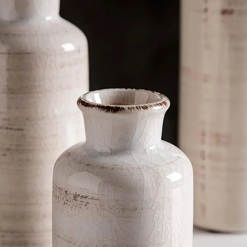 Ensemble de 3 Vases en Céramique BOBO