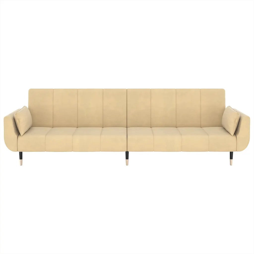 Canapé-Lit 2 places avec coussins L220cmxl84,5cmxH69cm DREW