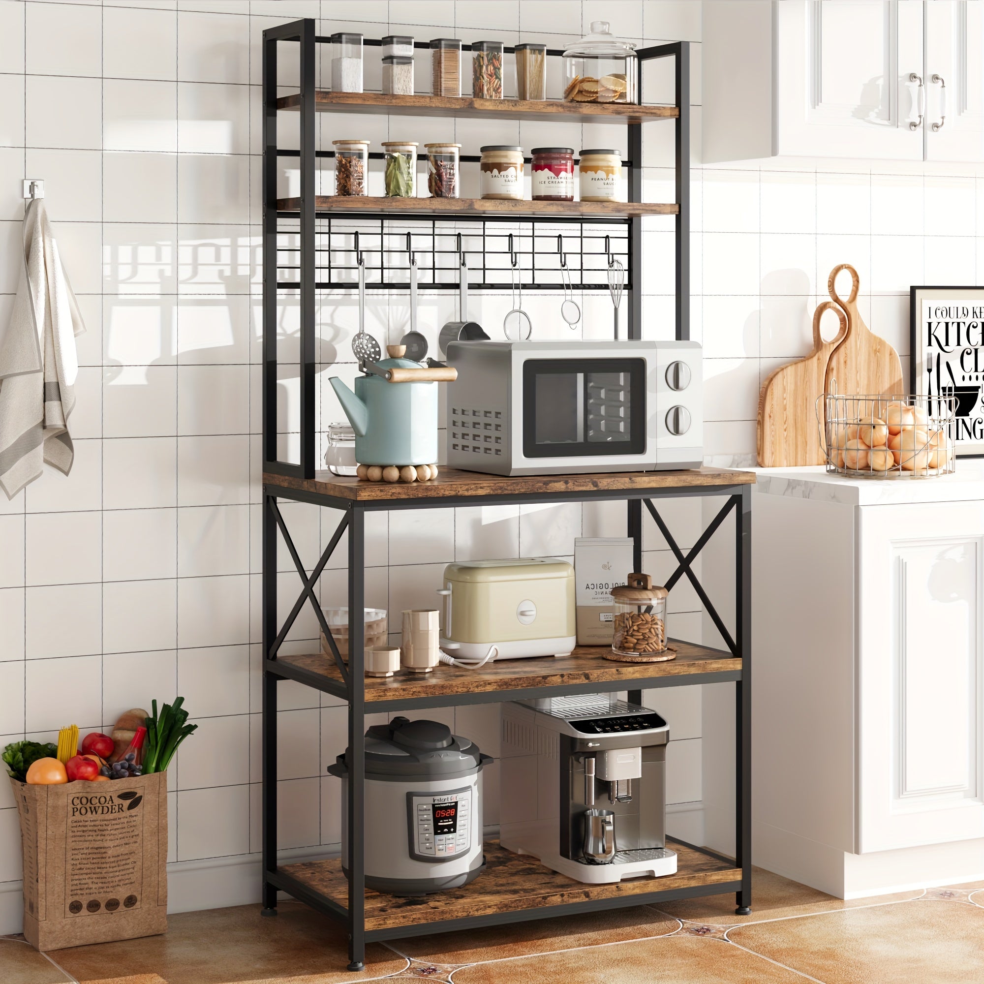 Étagère de Cuisine L80xl40xH160cm BUWI