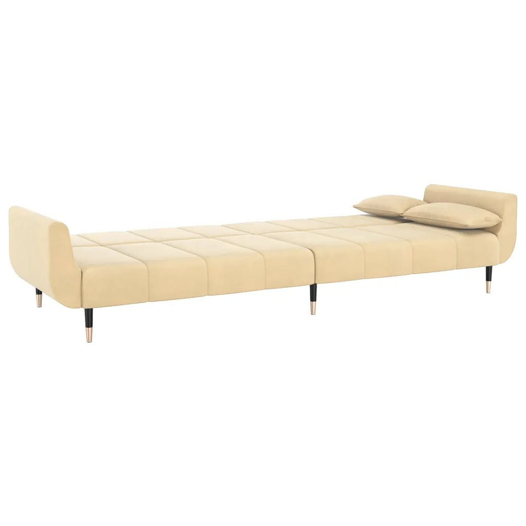 Canapé-Lit 2 places avec coussins L220cmxl84,5cmxH69cm DREW