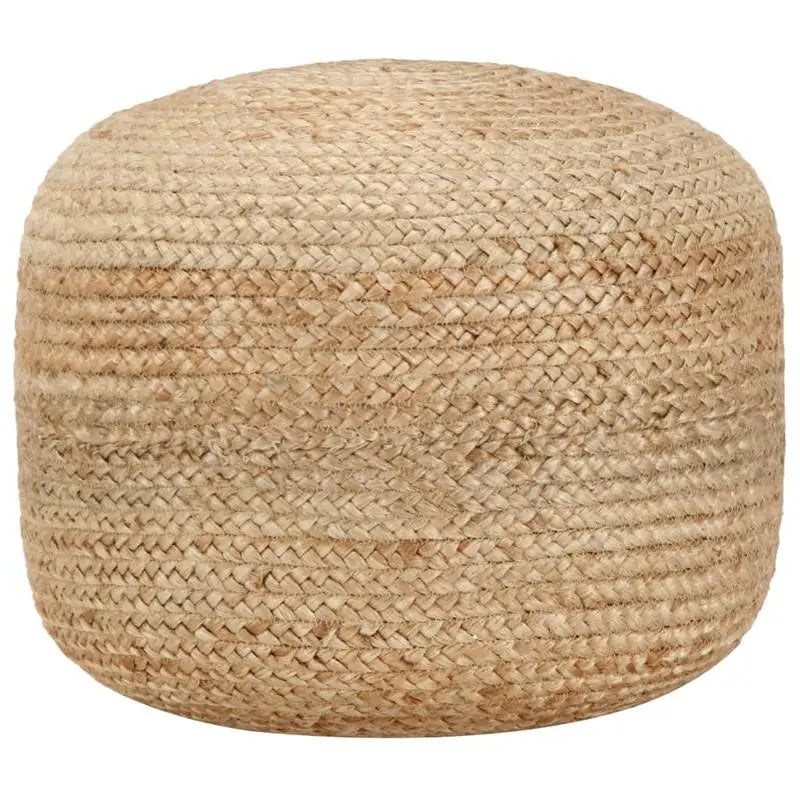 Pouf fait à la main D45xH30cm en Jute LOO