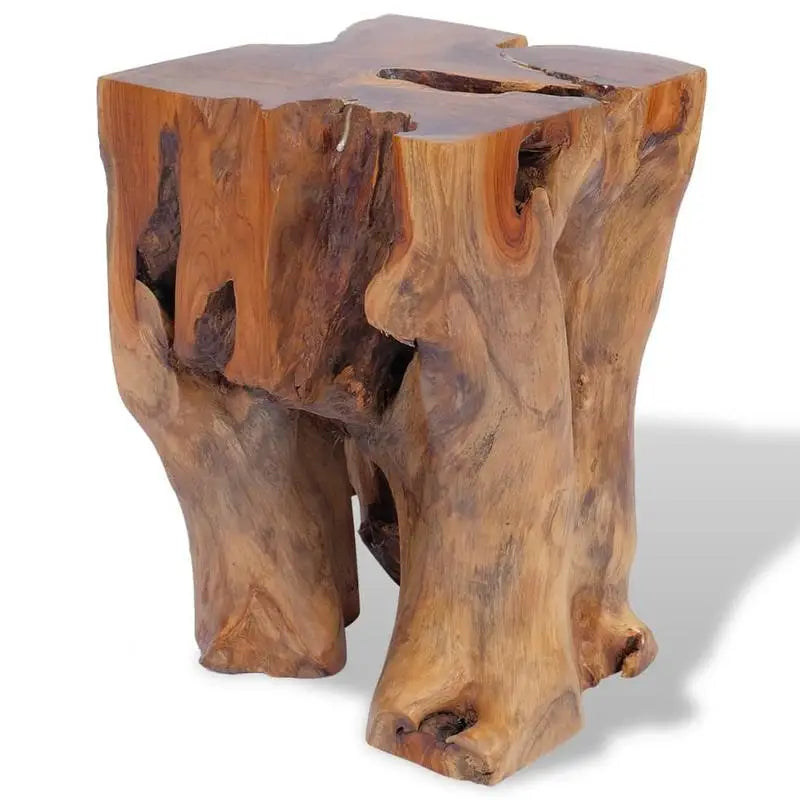 Tabouret Bois de teck massif L30xl30xH40cm SEKO