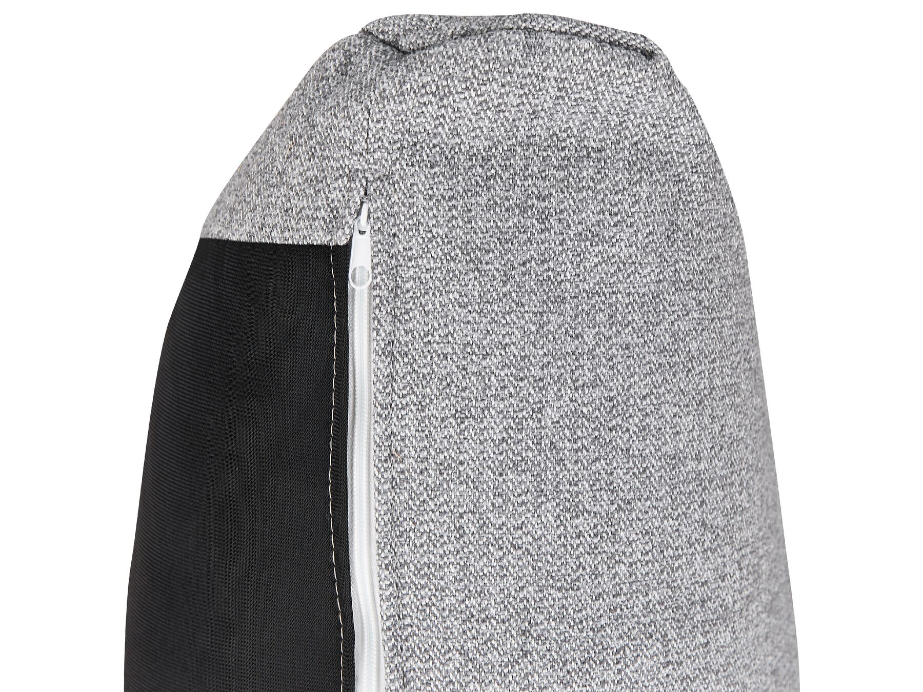 Canapé 3 places en tissu Gris L220cmxl84cmxH76cm BERGEN
