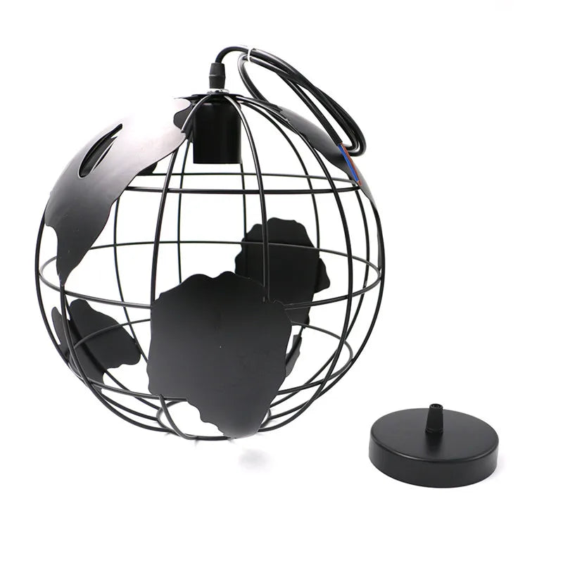 Lampe Suspendue Boule 30cm WORLD