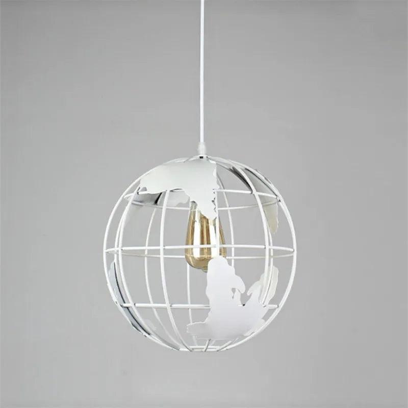 Lampe Suspendue Boule 30cm WORLD