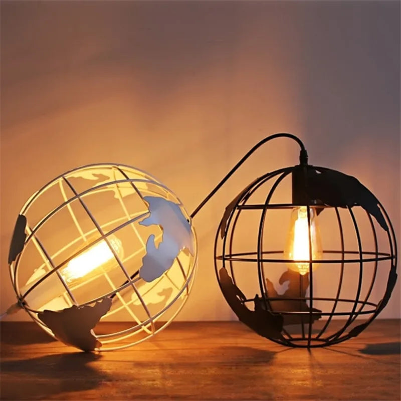 Lampe Suspendue Boule 30cm WORLD