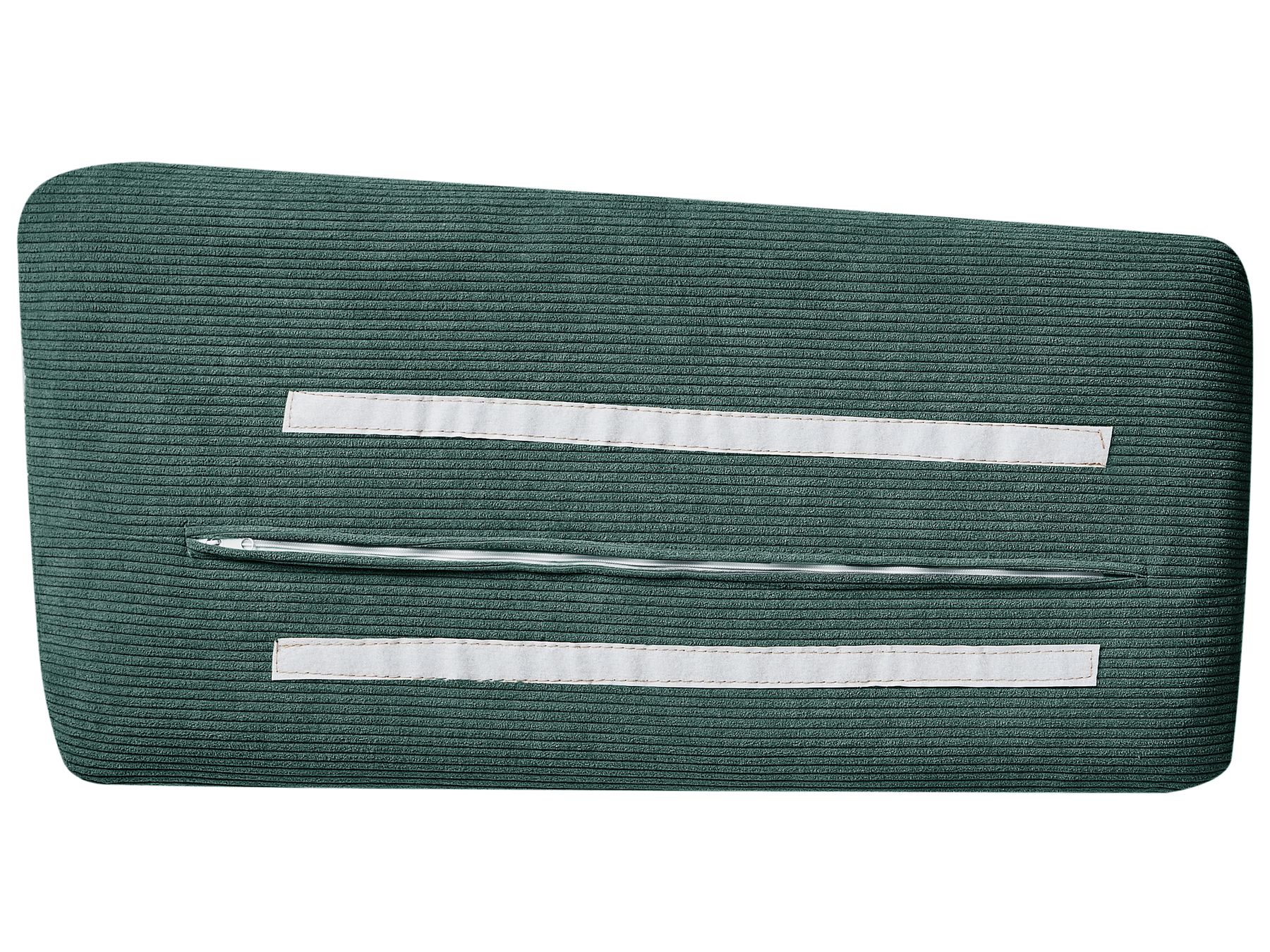 Canapé d'angle à gauche en velours côtelé Vert L266cmxl180cmxH85cm VENESIA