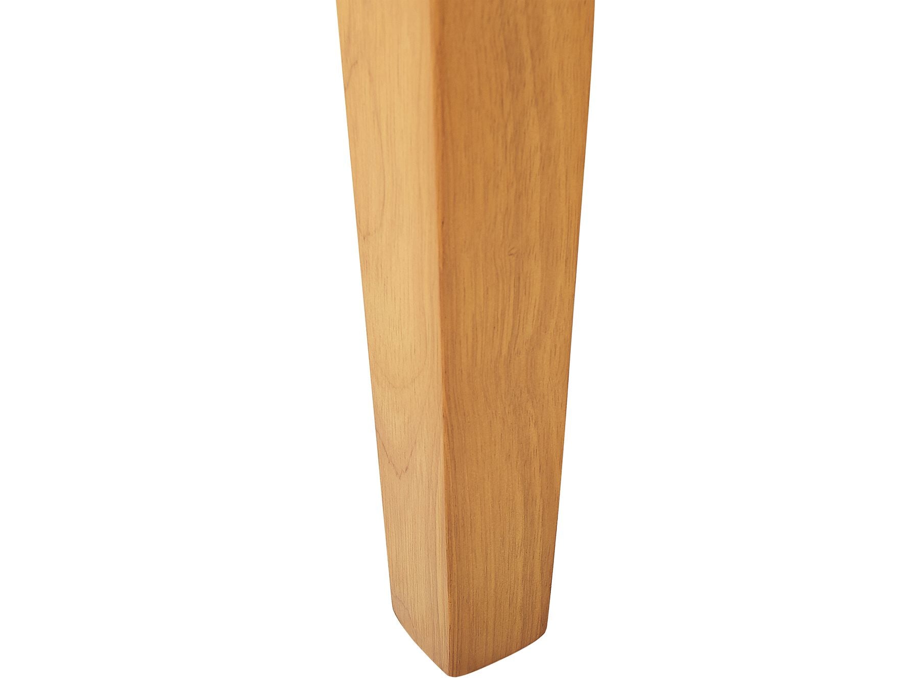 Table à manger extensible en bois d'hévéa Marron de L90cm à L120cm MASIO