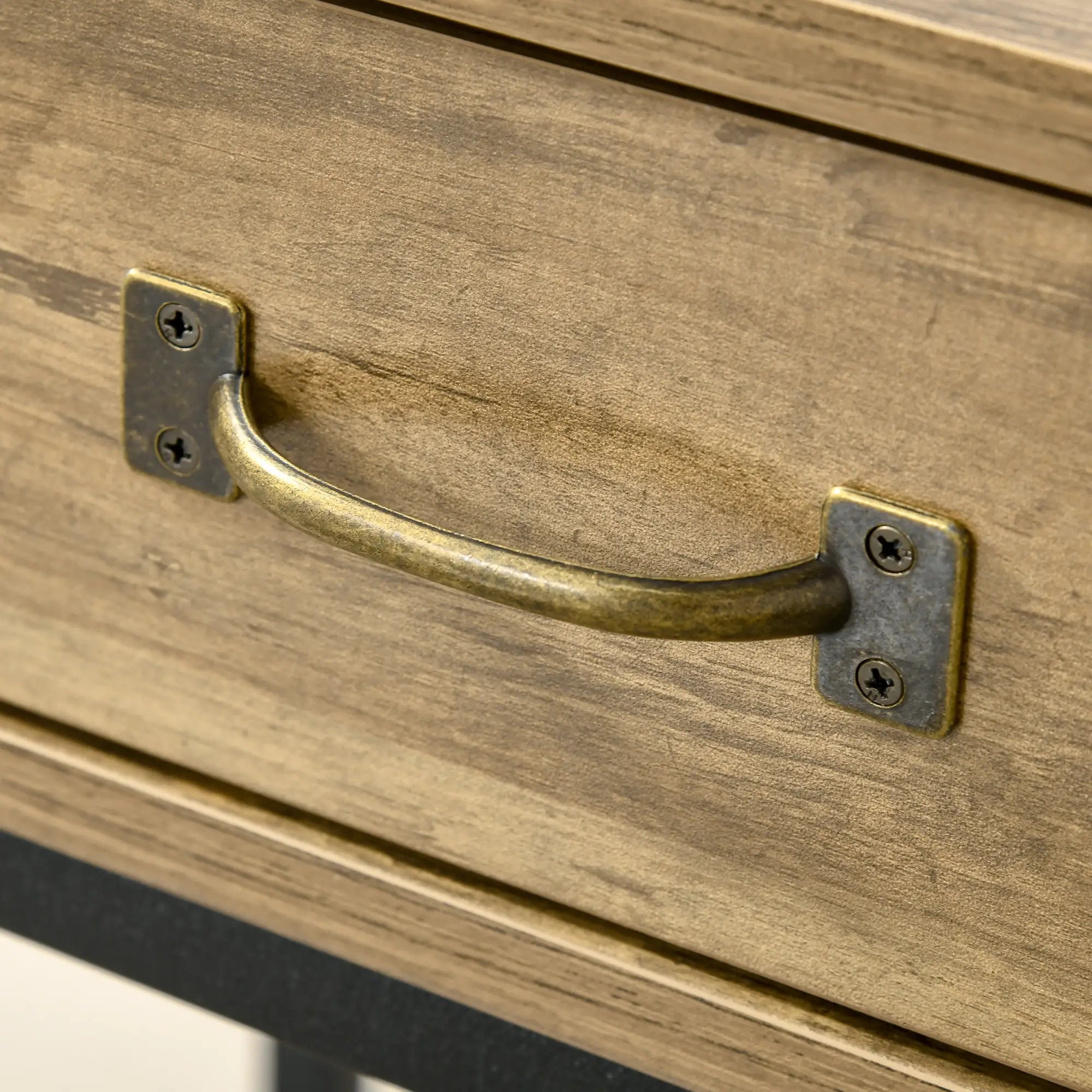 Console d'entrée Industriel 2 tiroirs L100cmxl35cmxH76cm KLEEV
