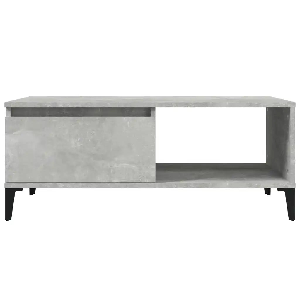 Table basse en style béton gris L90xl50cm SAA