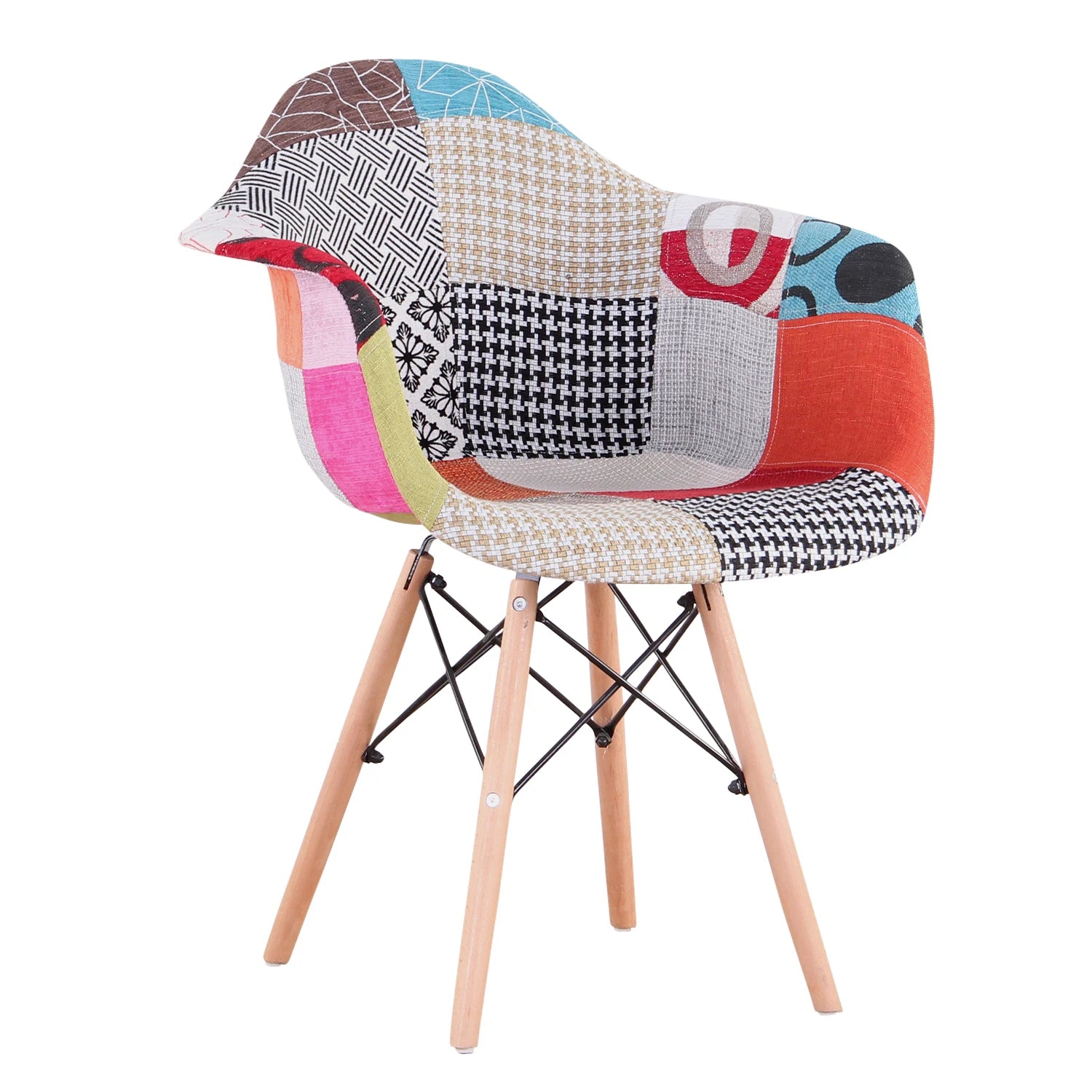 Ensemble x2 chaises Chic Design Patchwork