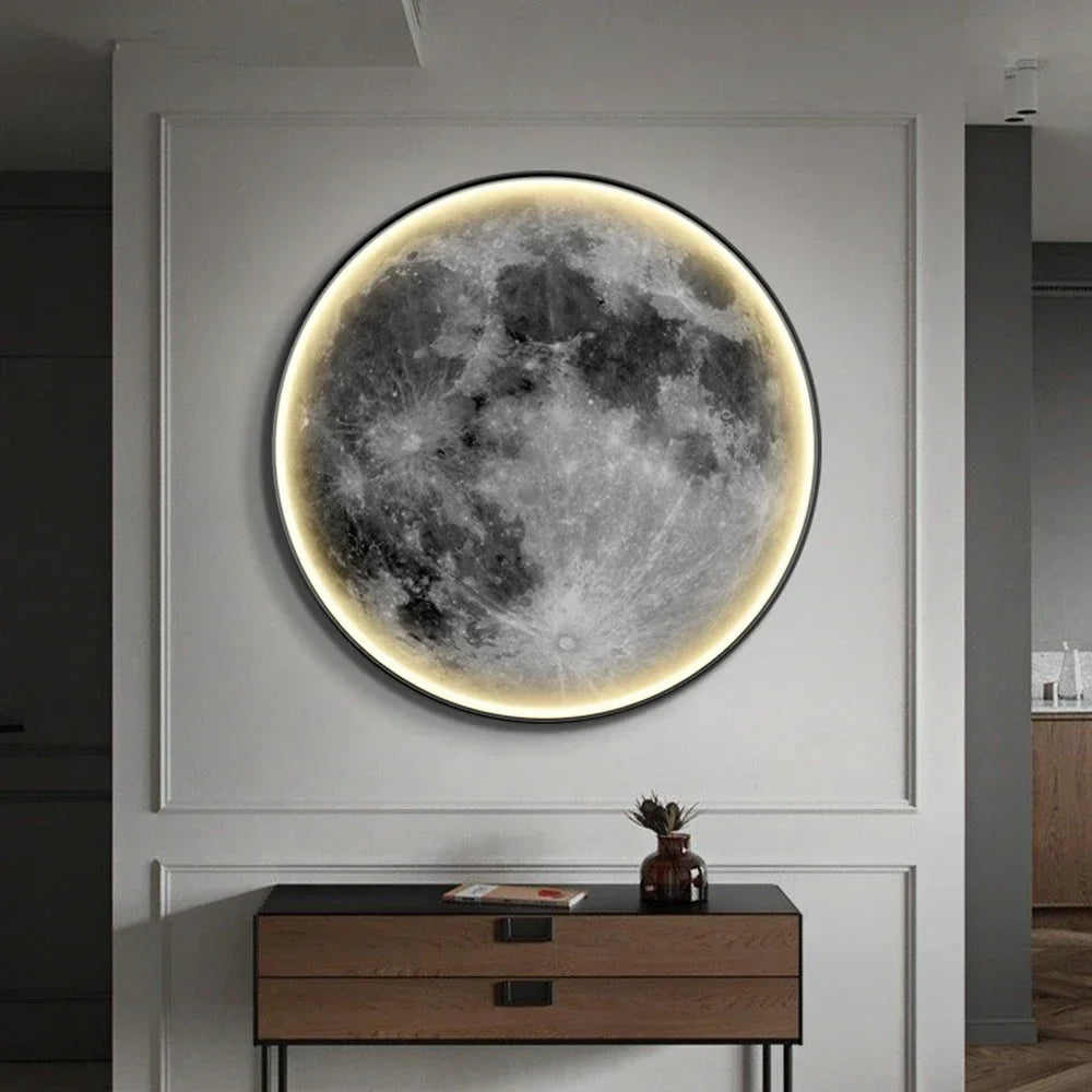 Lampe Murale Lune planète LED SPACEE