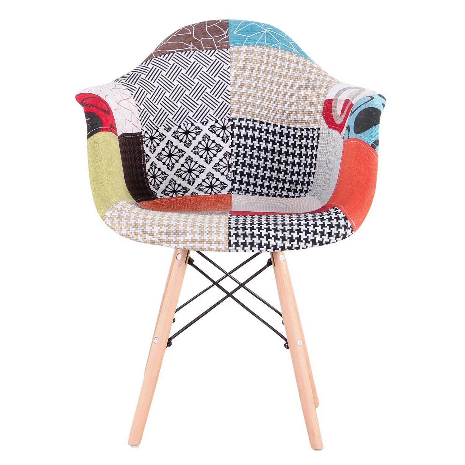 Ensemble x2 chaises Chic Design Patchwork