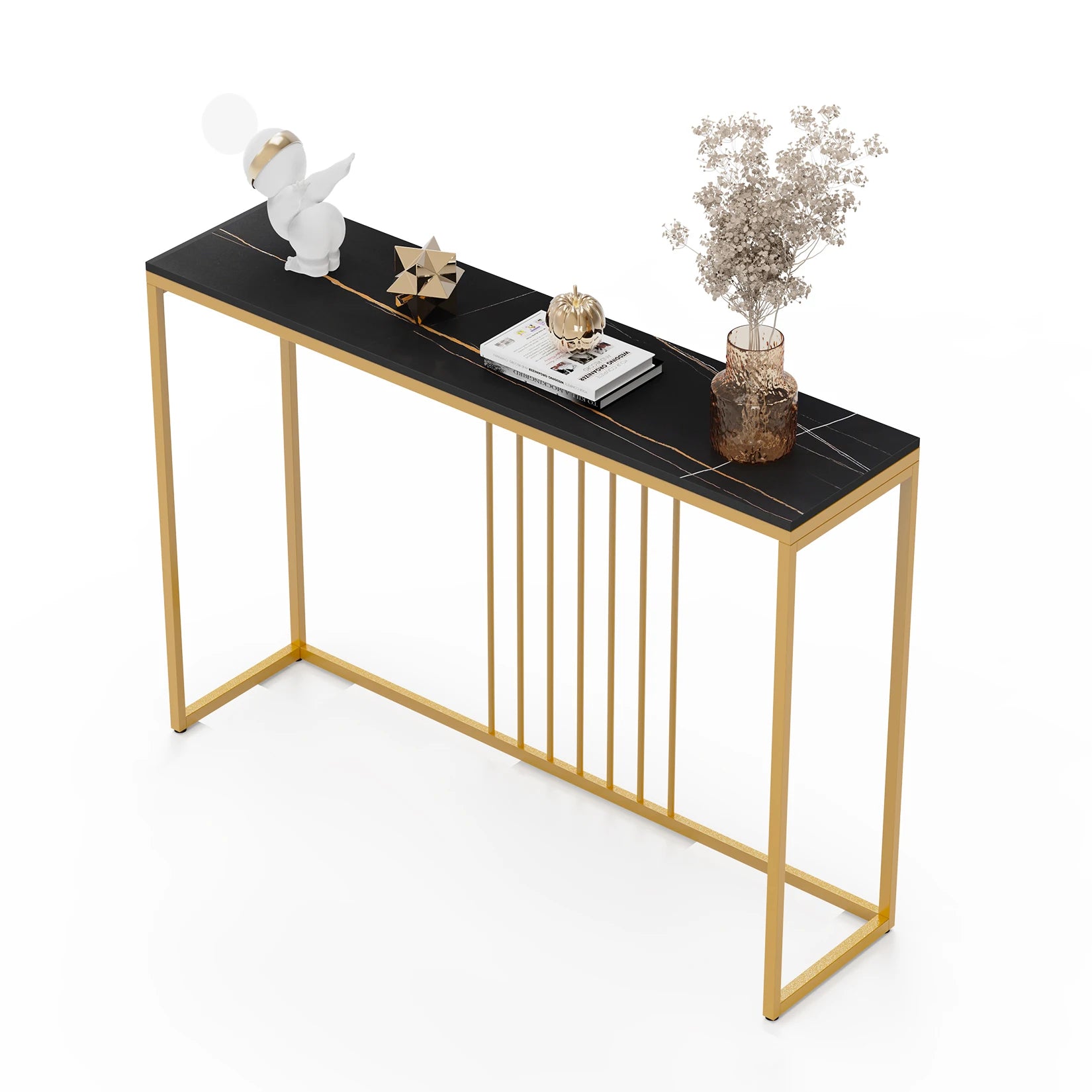 Table Console Moderne L120xl30xH78,5cm BAROCO