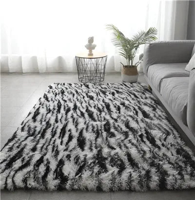 Tapis fourrure pour salon chambre SHAGY