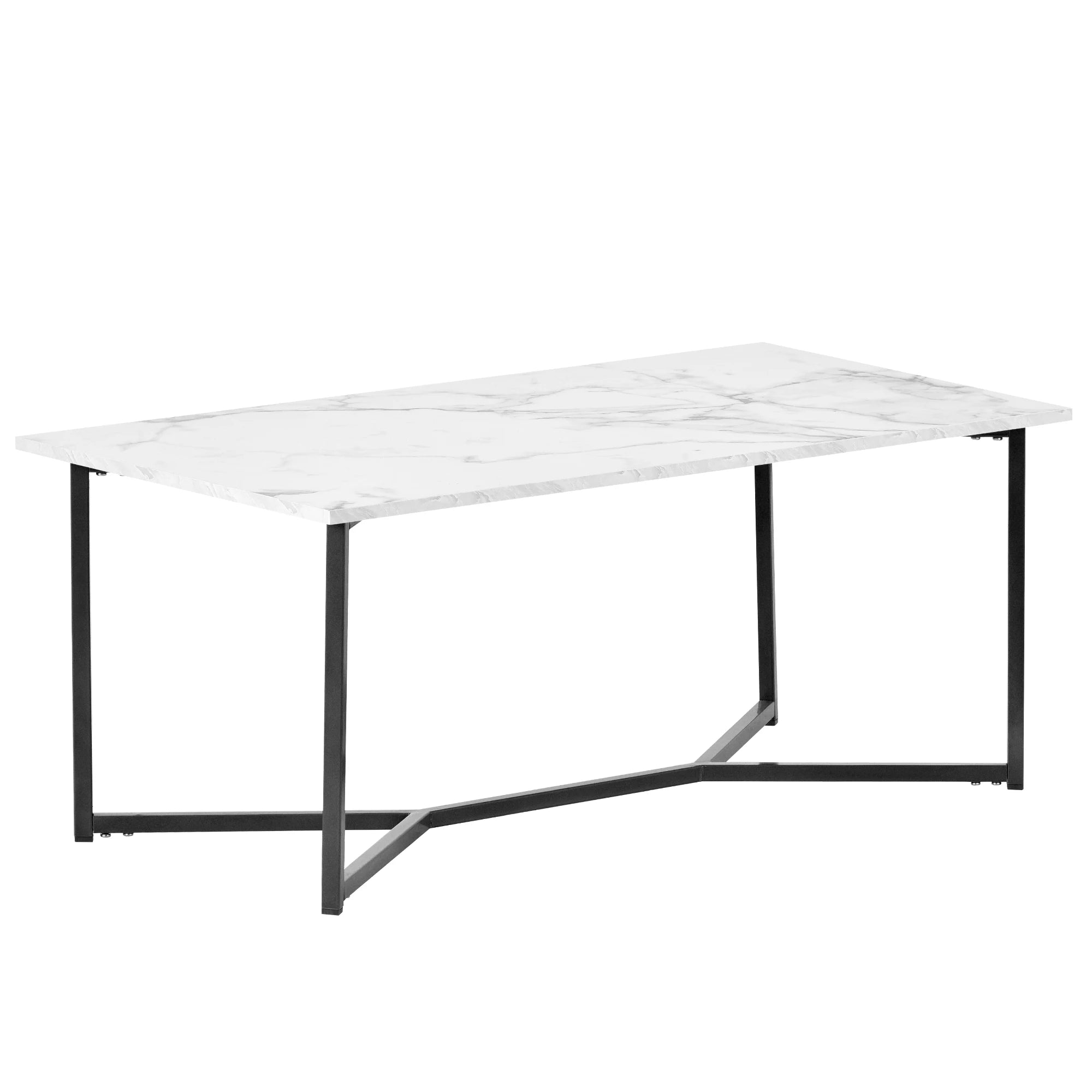 Table Basse Rectangulaire Bois L106xl55x45cm SIMPLY