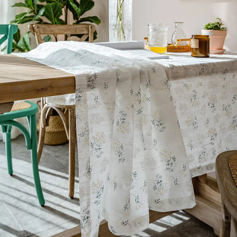 Nappe florale 100% coton FARM