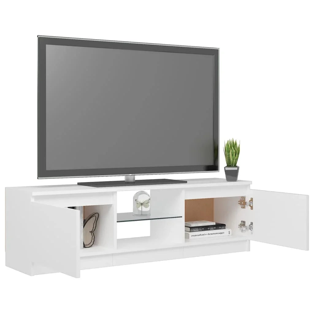 Meuble TV L160xl35xH45cm avec Lumière LED STARA