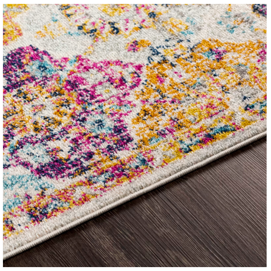 Tapis Vintage Oriental Multicolore/Orange BASSAY