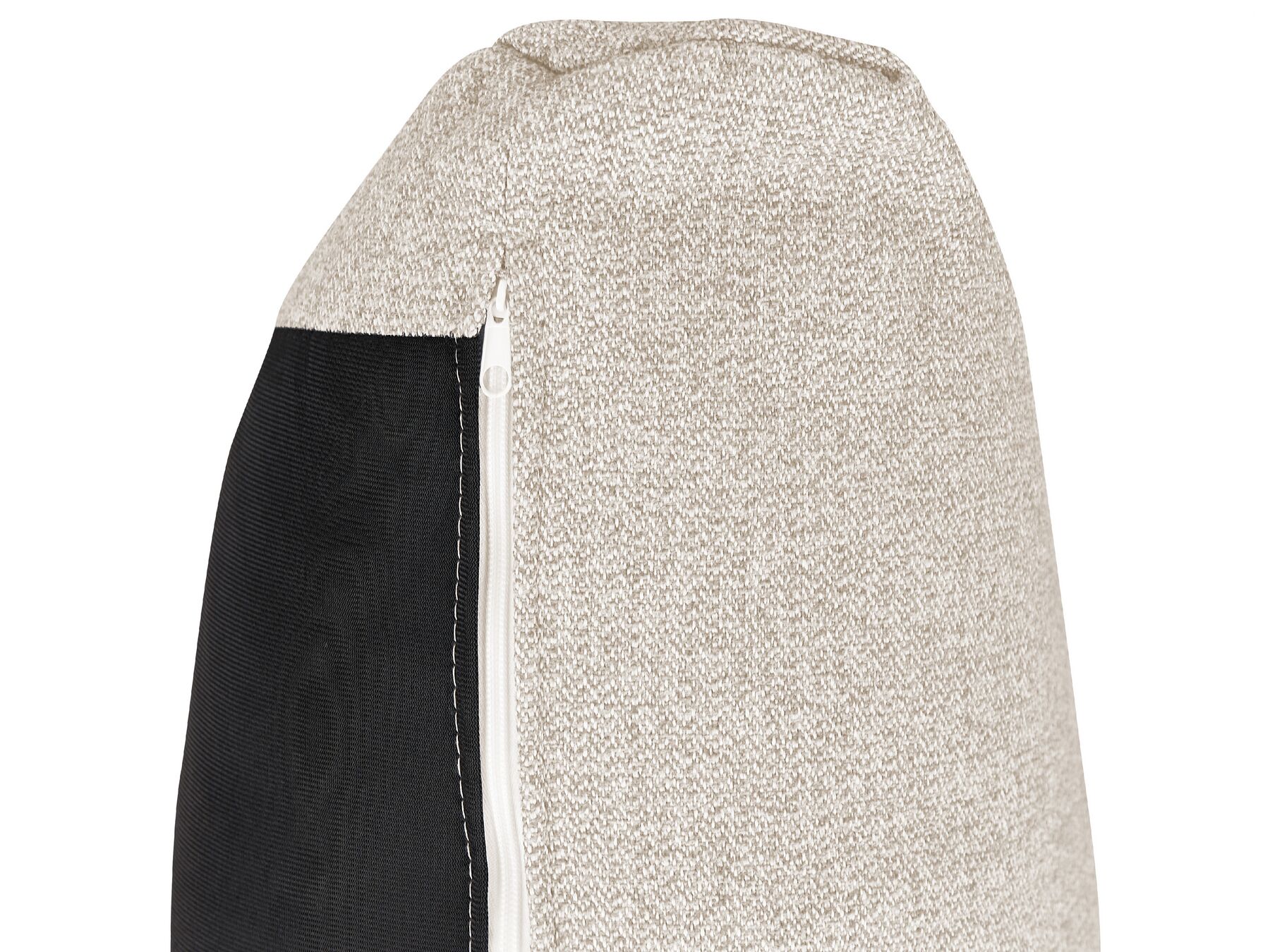 Canapé 3 places en tissu Beige L220cmxl84cmxH76cm BERGEN