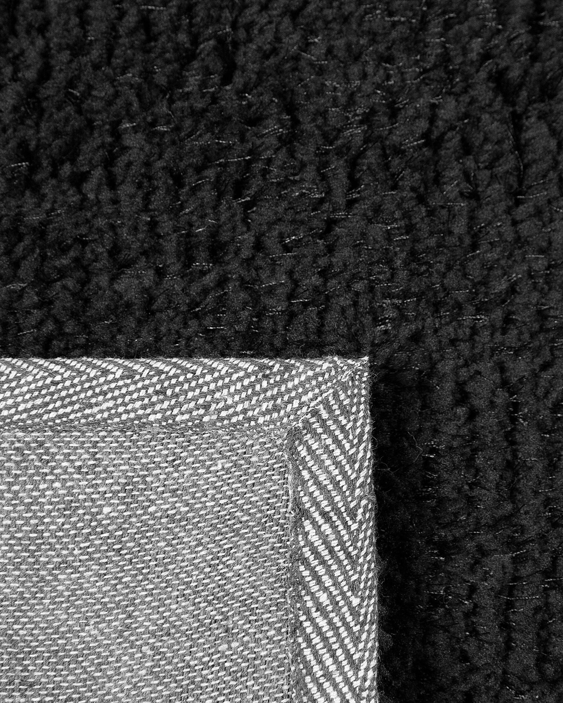 Tapis Noir l160xL230cm KENDAL