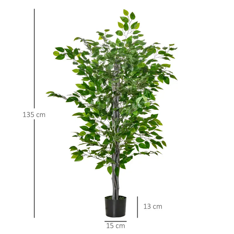 Arbre Artificiel Ficus H.135cm Pot Inclus XOA