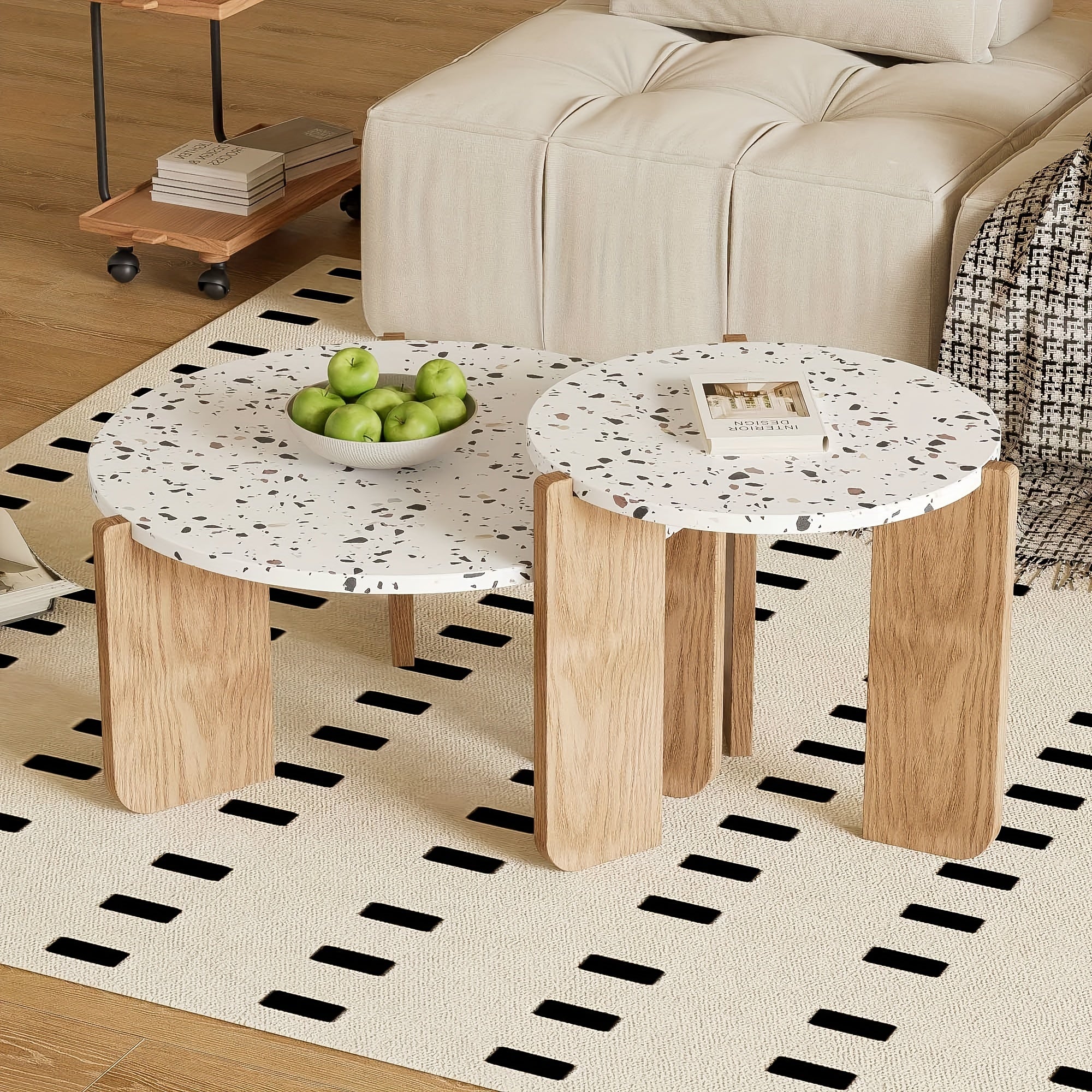 Ensemble 2 Tables Basses Design SIA