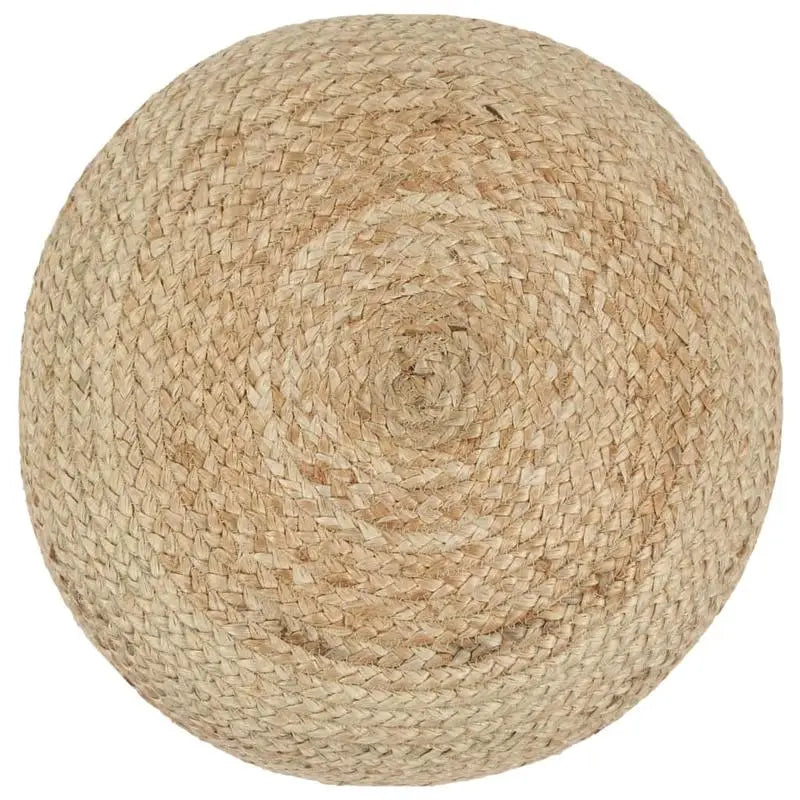 Pouf fait à la main D45xH30cm en Jute LOO