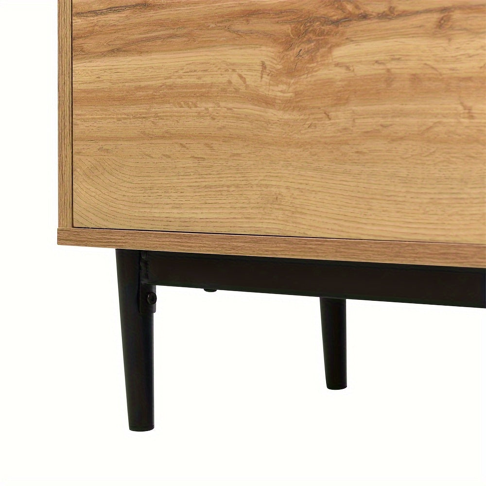 Buffet Moderne en Bois L160xl35xH76cm ROYA