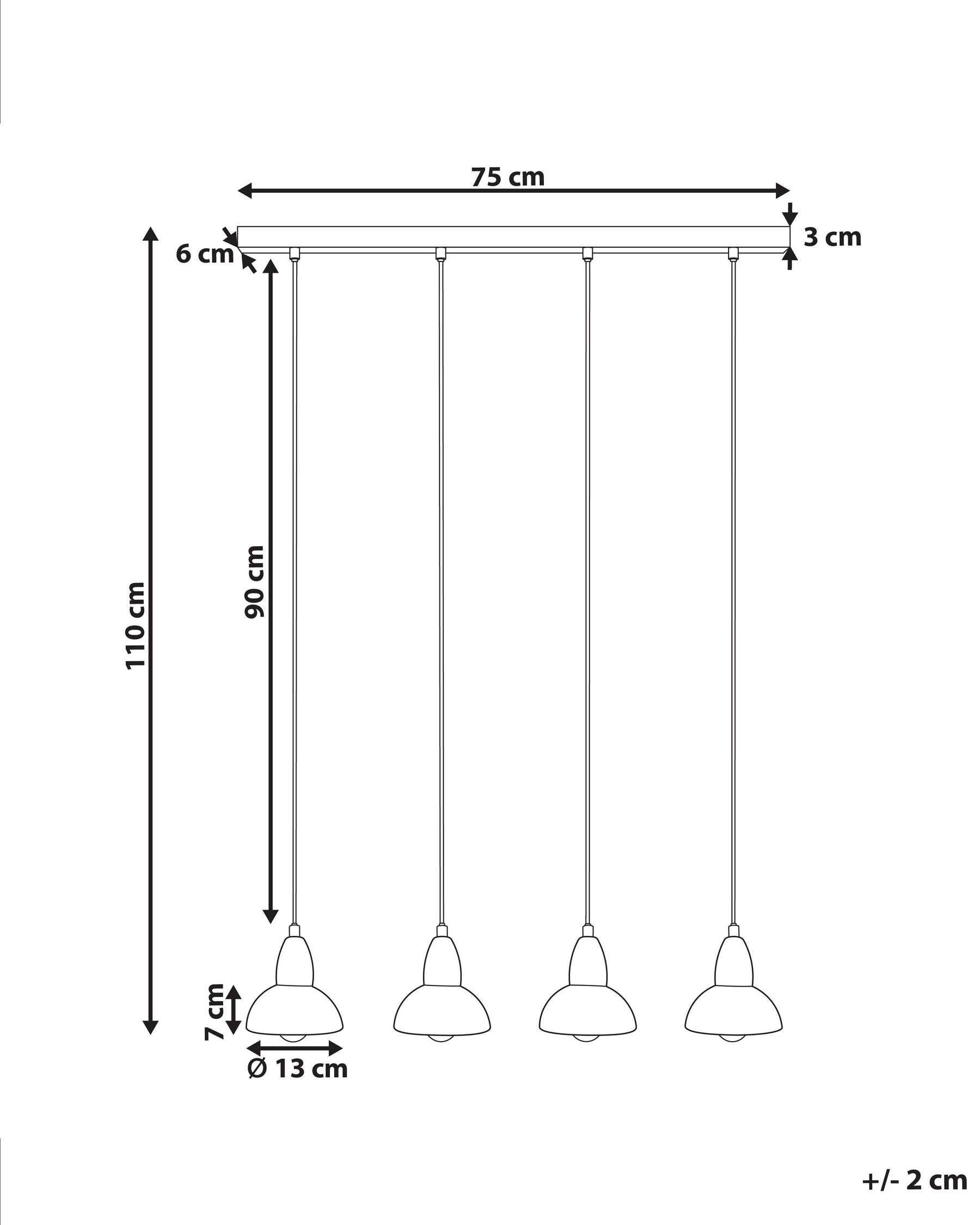 Lampe suspension en Métal Laiton KDIMI