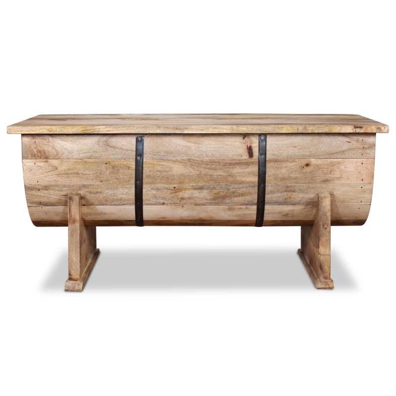 Table Basse Bois de Manguier Massif L88xl50xH40cm SAMANTHA