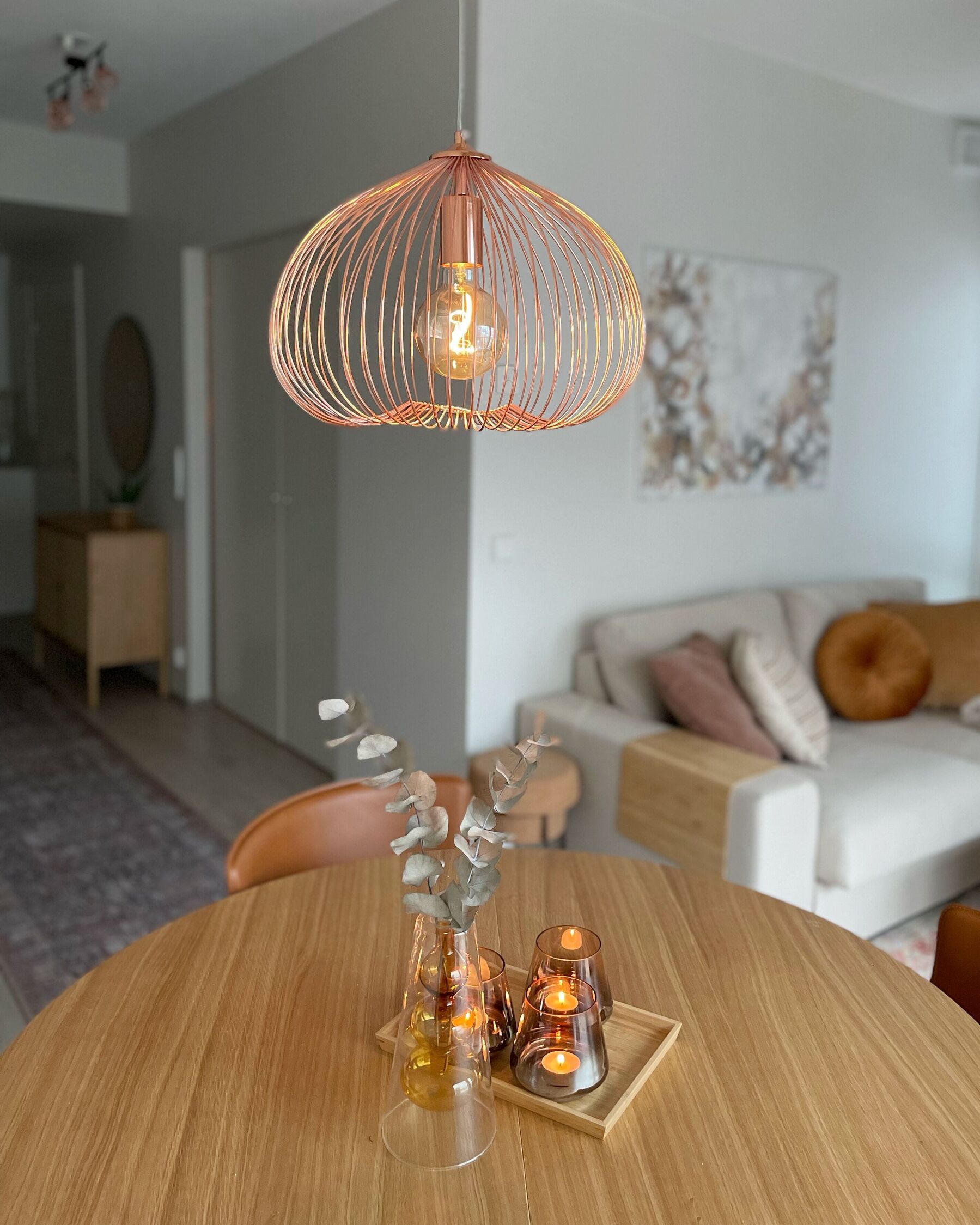 Lampe suspension en Métal Cuivré KOUNDA