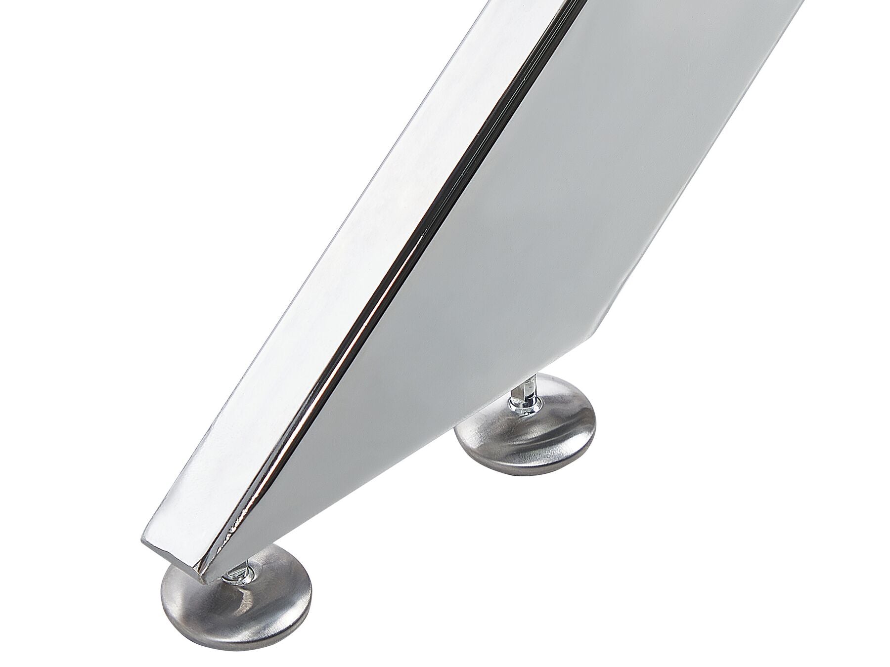 Table à manger en Verre de sécurité Argenté L120cmxl70cmxH76cm MILAVA