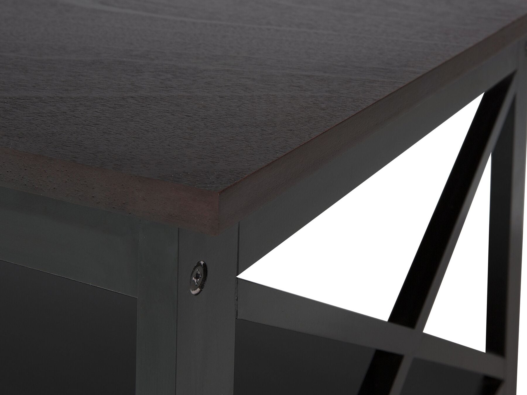 Table basse en bois Noir L100cmxl55cmxH45cm BATEN